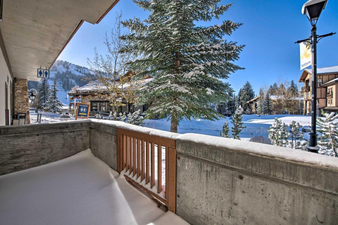 Solitude Mountain Slopeside Ski Condo With Hot Tub! Brighton Esterno foto