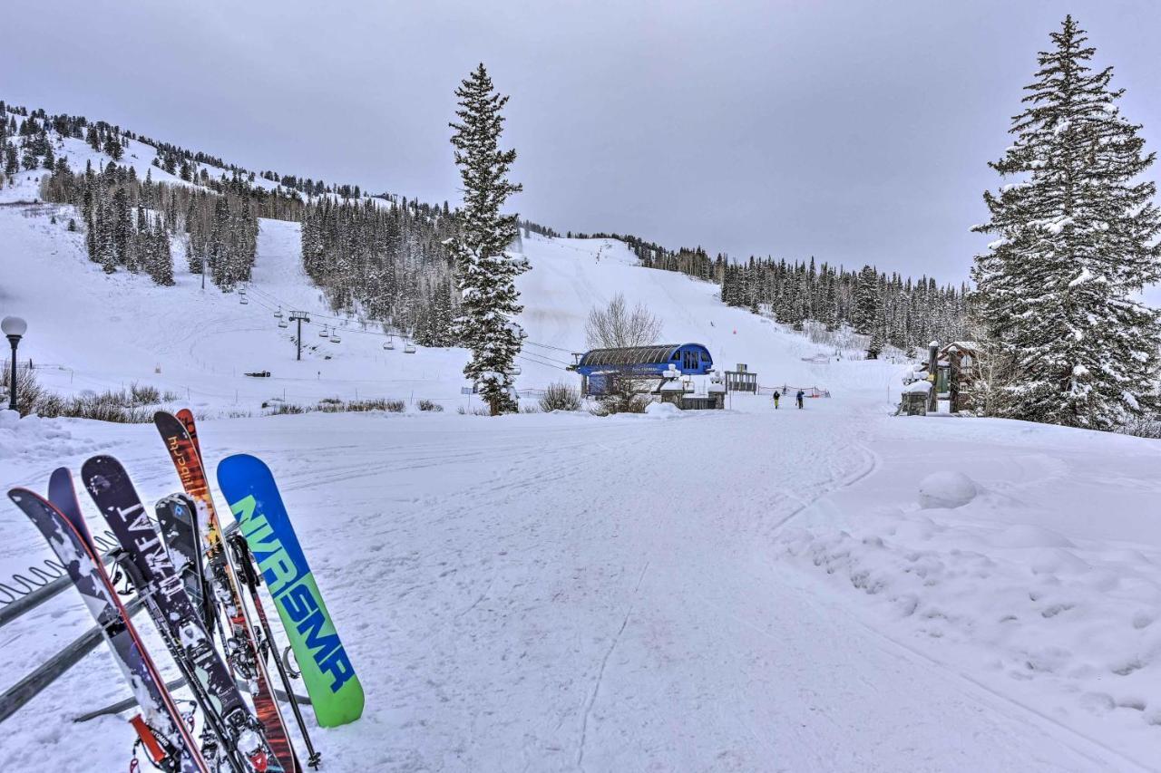 Solitude Mountain Slopeside Ski Condo With Hot Tub! Brighton Esterno foto